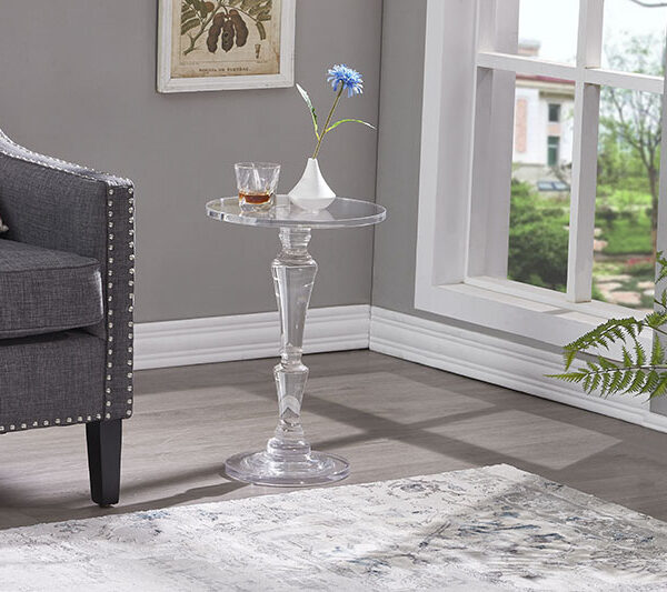 YM-F0864 - Bàn phụ tròn acrylic