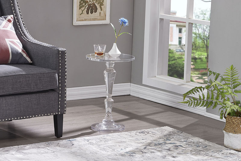 YM-F0864 - Bàn phụ tròn acrylic