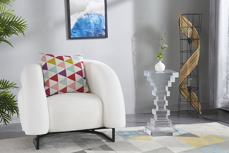 YM-F1005 - Bàn trụ acrylic khối bậc