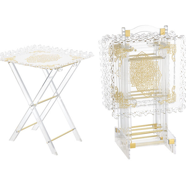 YM-S012 - Bộ bàn cà phê acrylic 4 món