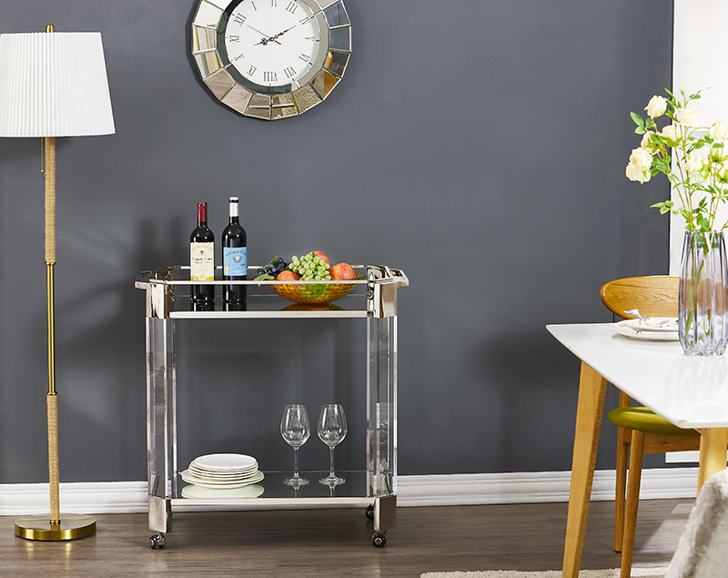 YM-F0318 - Xe đẩy kim loại