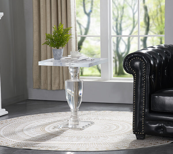 YM-F0439 - Bàn phụ vuông Acrylic