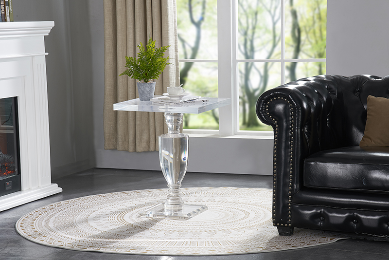 YM-F0439 - Bàn phụ vuông Acrylic