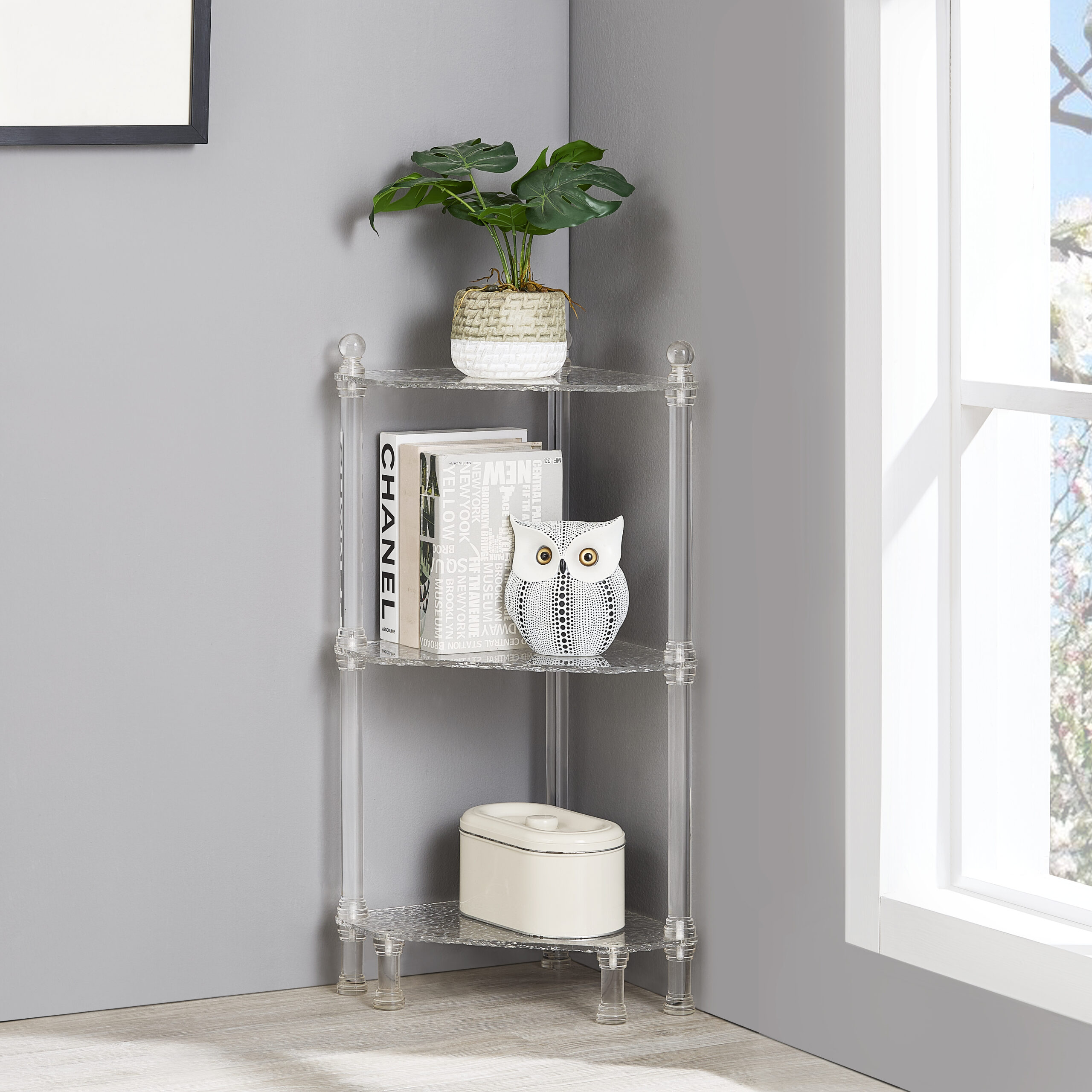 YM-F1187 Kệ để đồ Acrylic 3 tầng